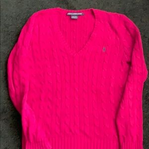 EUC Ralph Lauren sport cotton cable sweater